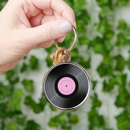 Vinylrecord Sleutelhanger (Hand)