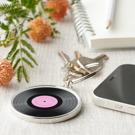 Vinylrecord Sleutelhanger (Zijkant)