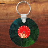 Vinylrecord Sleutelhanger (Achterkant)