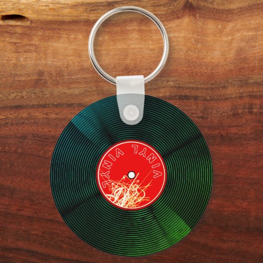 Vinylrecord Sleutelhanger (Achterkant)