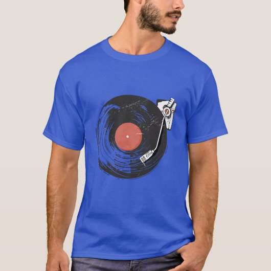 Vinylrecord T-shirt (Voorkant)