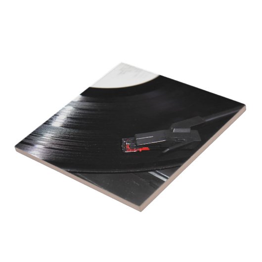 Vinylrecord Tegeltje (Zijkant)