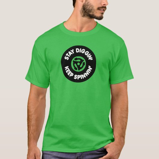 Vinylrecord van 45 rpm behouden t-shirt (Voorkant)