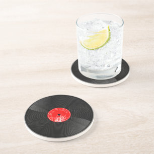 Vinylrecord Zandsteen Onderzetter
