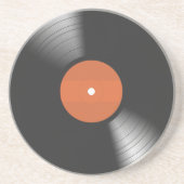 Vinylrecord Zandsteen Onderzetter (Voorkant)