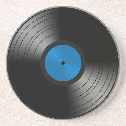 Vinylrecord Zandsteen Onderzetter (Voorkant)