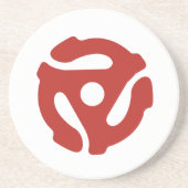 Vinylrecordadapter, 45 rpm, Onderzetter voor audio (Voorkant)