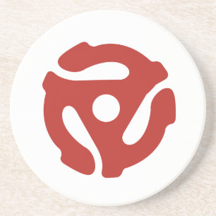 Vinylrecordadapter, 45 rpm, Onderzetter voor audio