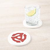 Vinylrecordadapter, 45 rpm, Onderzetter voor audio (Zijkant)