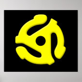 Vinylrecordadapter van 45 rpm poster (Voorkant)