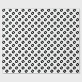 Vinylrecordpatroon | Achtergrondkleur Cadeaupapier (Vlak)
