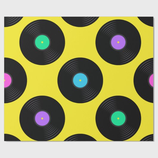 Vinylrecordpatroon Cadeaupapier (Vlak)