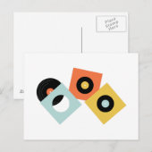 Vinylrecords Briefkaart (Voorkant / Achterkant)