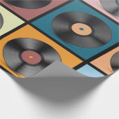 Vinylrecords. De Schijven LP van de terugkeer plaa Cadeaupapier (Hoek)