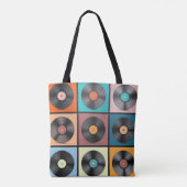 Vinylrecords. De Schijven LP van de terugkeer plaa Tote Bag (Achterkant)