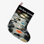 Vinylrecords kerststooking grote kerstsok (Voorkant (Hangend))