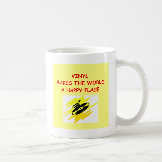 vinylrecords koffiemok (Rechts)