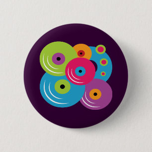 Vinylrecords Ronde Button 5,7 Cm