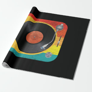 Vinylrecordspeler Cadeaupapier