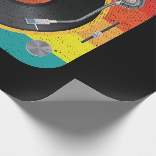 Vinylrecordspeler Cadeaupapier (Hoek)