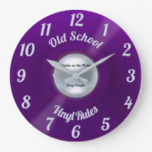 Vinylregels grote klok