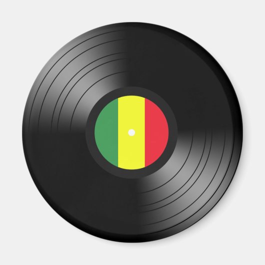 Vinylreggae Magneet (Voorkant)