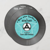 Vinylretro Kaart (Voorkant / Achterkant)