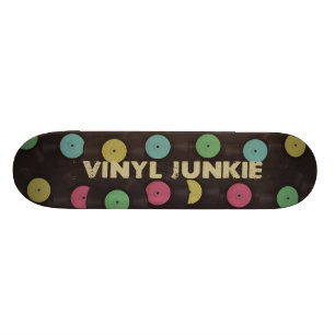 Vinylskateboard (exclusief) persoonlijk skateboard
