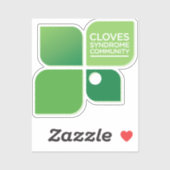 VinylSticker 2"x2", op maat gesneden Sticker (Vel)