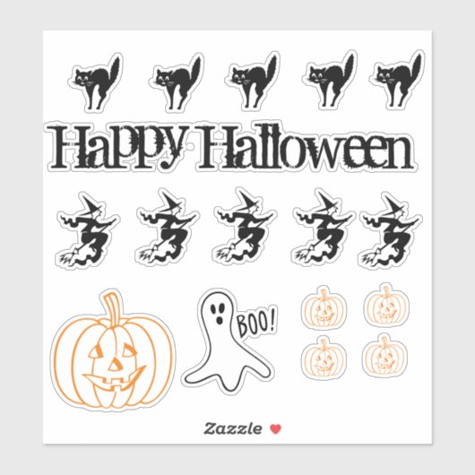 Vinylsticker - Halloween Theme 1 Sticker (Vel)