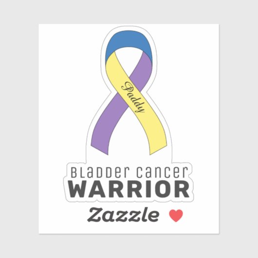 VinylSticker met blaaskanker Sticker (Vel)