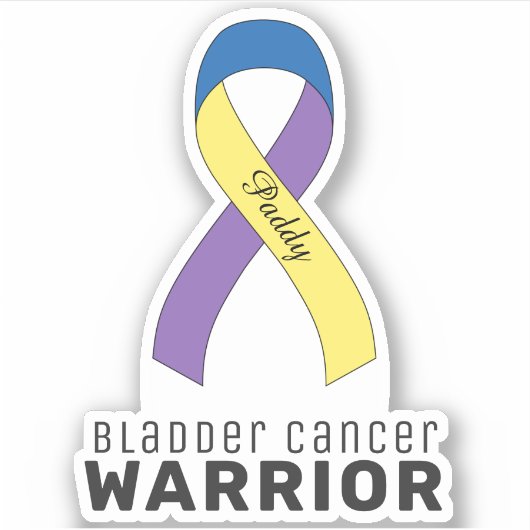 VinylSticker met blaaskanker Sticker (Voorkant)