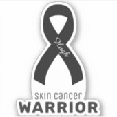 VinylSticker met huidkanker Sticker (Voorkant)