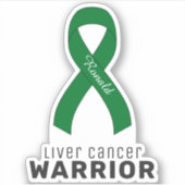 VinylSticker met leverkanker Sticker (Voorkant)