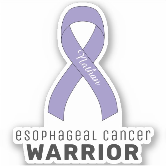 VinylSticker met oesofageale kanker Sticker (Voorkant)