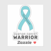 VinylSticker met ovariumkanker Sticker (Vel)