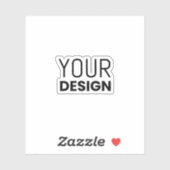 VinylSticker, op maat gesneden [Alle grootten] Sticker (Vel)