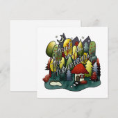 Vinylsticker op maat gesneden feestdagenkaart (Voorkant / Achterkant)