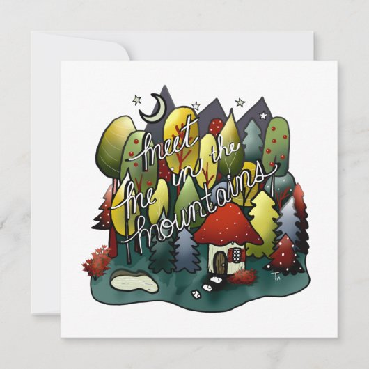 Vinylsticker op maat gesneden feestdagenkaart (Voorkant)