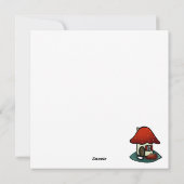 Vinylsticker op maat gesneden feestdagenkaart (Achterkant)