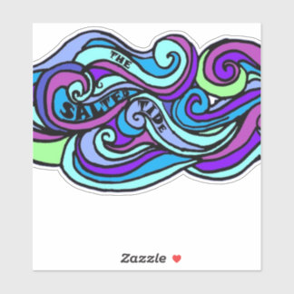VinylSticker, op maat gesneden, gezouten Sticker