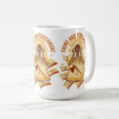 Vinylsticker op maat gesneden koffiemok (Voorkant rechts)