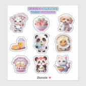 Vinylsticker op maat gesneden sticker (Vel)