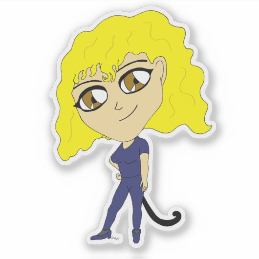 Vinylsticker op maat gesneden sticker (Voorkant)