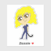 Vinylsticker op maat gesneden sticker (Vel)
