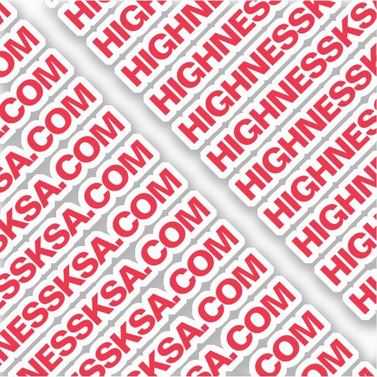 Vinylsticker op maat gesneden sticker (Voorkant)