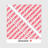 Vinylsticker op maat gesneden sticker (Vel)