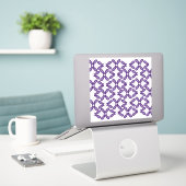 Vinylsticker op maat gesneden sticker (Laptop op bureau)