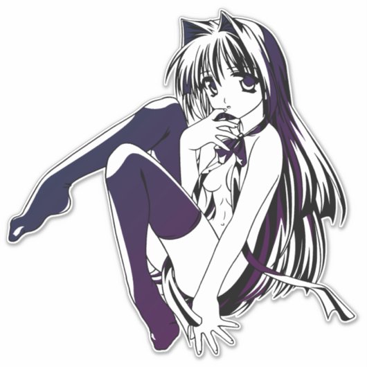 Vinylsticker op maat gesneden sticker (Voorkant)