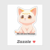 Vinylsticker op maat gesneden sticker (Vel)